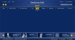 Desktop Screenshot of handcrossparkschool.co.uk