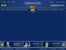 Tablet Screenshot of handcrossparkschool.co.uk